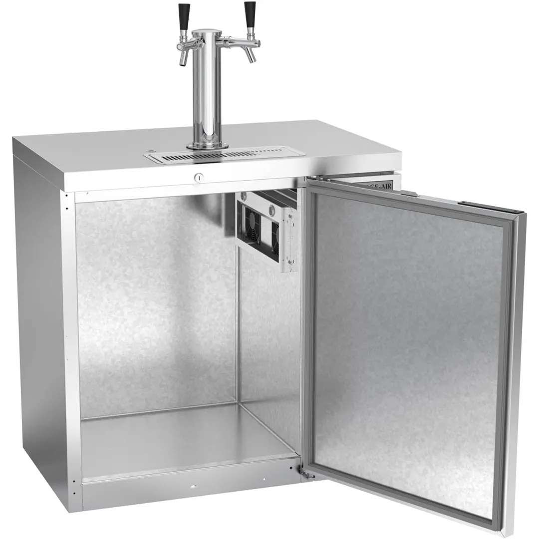 Beverage Air DD36HC-1-S 36" Draft Beer Cooler w/ 1 Keg, 8.31 cu. ft., 1 Dual-Tap Tower
