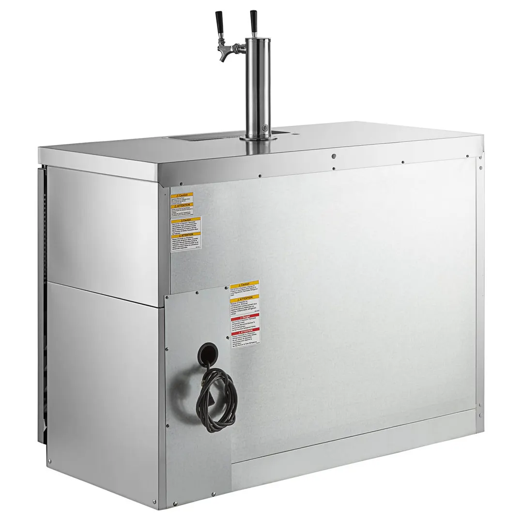 Beverage Air DD48HC-1-S 48" Draft Beer Cooler w/ 2 Kegs, 12.4 cu. ft., 1 Dual-Tap Tower