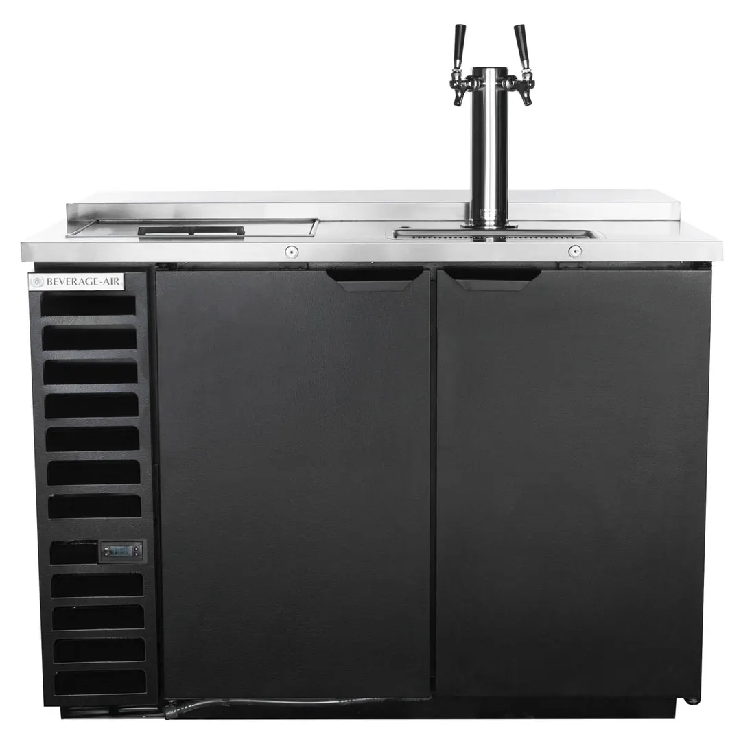 Beverage Air DD50HC-1-C-B 50" 1 Column Draft Beer Cooler, 2 Keg, 17.86 cu. ft.