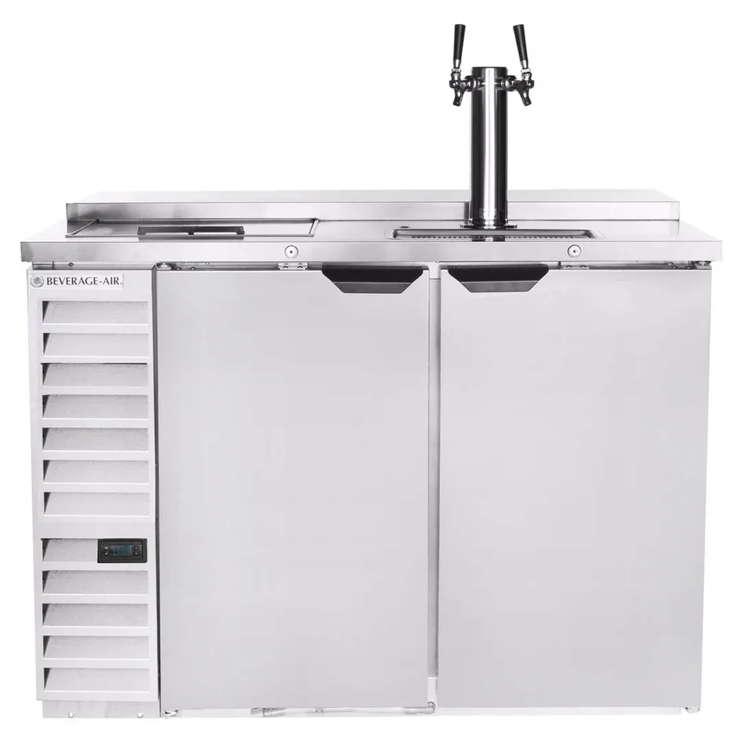 Beverage Air DD50HC-1-C-S 50" Draft Beer Cooler w/ 2 Kegs, 17.86 cu. ft., 1 Dual-Tap Tower