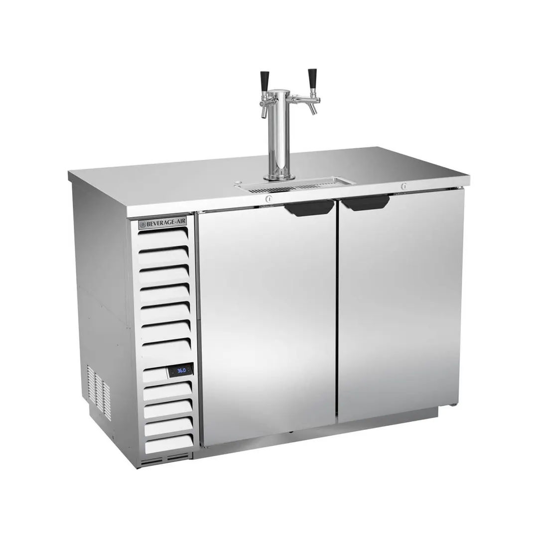 Beverage Air DD50HC-1-S 50" Draft Beer Cooler w/ 2 Kegs, 17.86 cu. ft., 1 Dual-Tap Tower