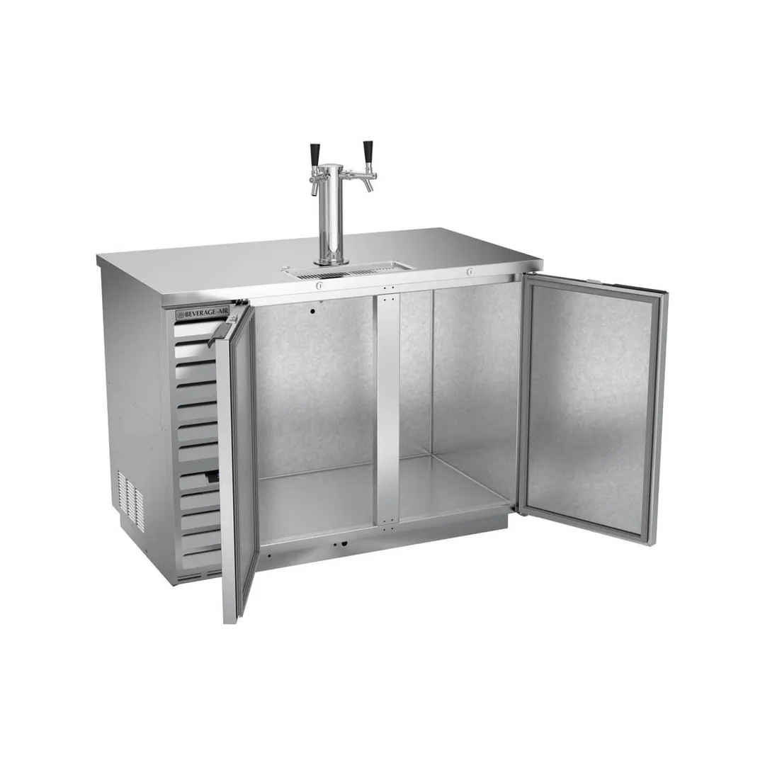 Beverage Air DD50HC-1-S 50" Draft Beer Cooler w/ 2 Kegs, 17.86 cu. ft., 1 Dual-Tap Tower