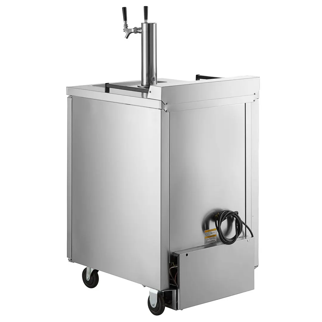 Beverage Air DZ24-1-S Keg Cooler, 24" x 29-3/8",7.44 Cu Ft, Holds 4 1/6‑Barrel Kegs2‑Tap Door Locks
