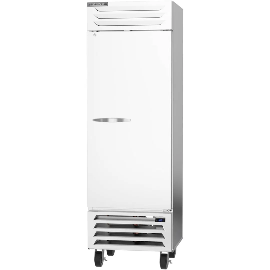 Beverage Air FB12HC-1S 24" 1-Solid Door Reach-In Freezer, Bottom Mount, 11.9 cu. ft., Stainless Steel Front