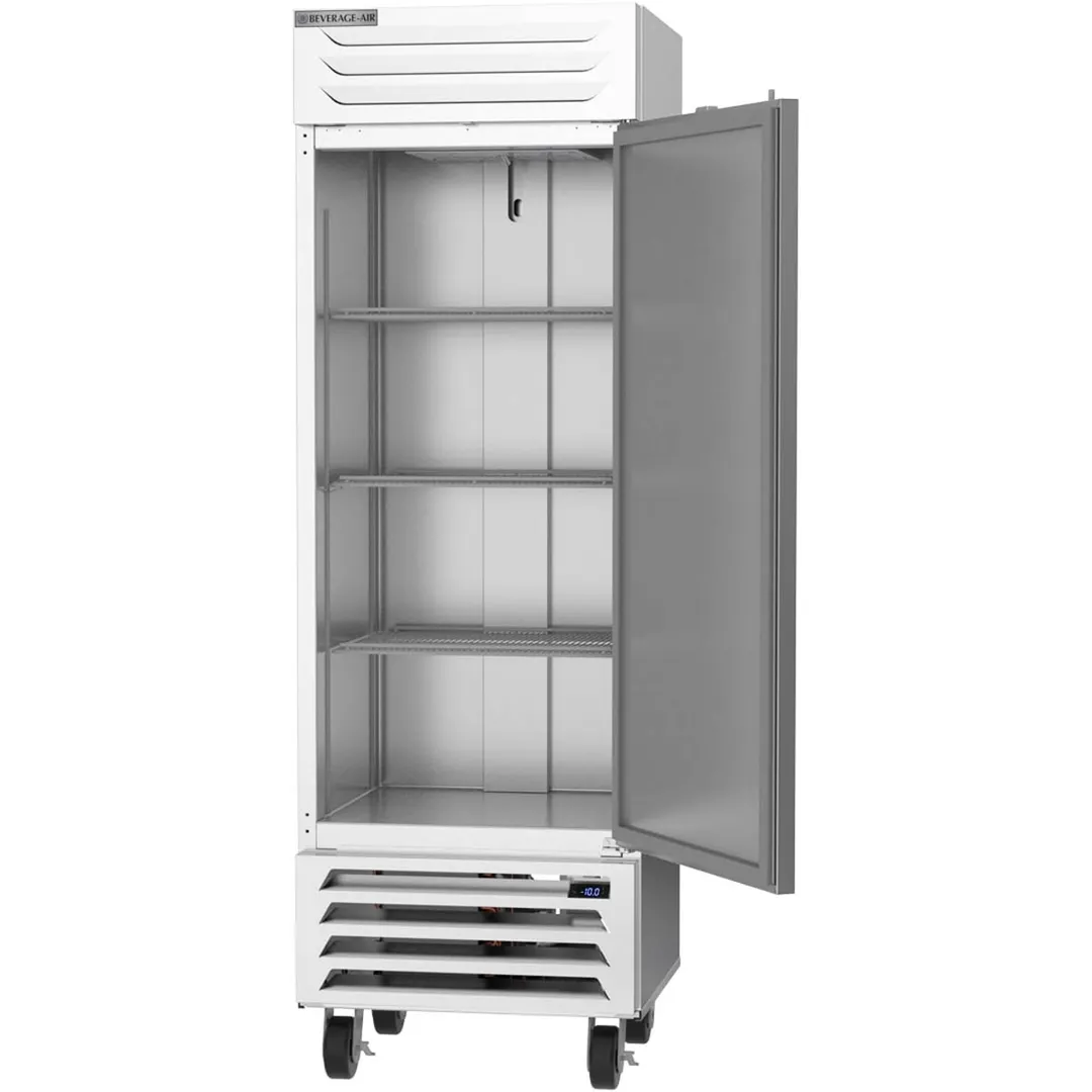 Beverage Air FB12HC-1S 24" 1-Solid Door Reach-In Freezer, Bottom Mount, 11.9 cu. ft., Stainless Steel Front