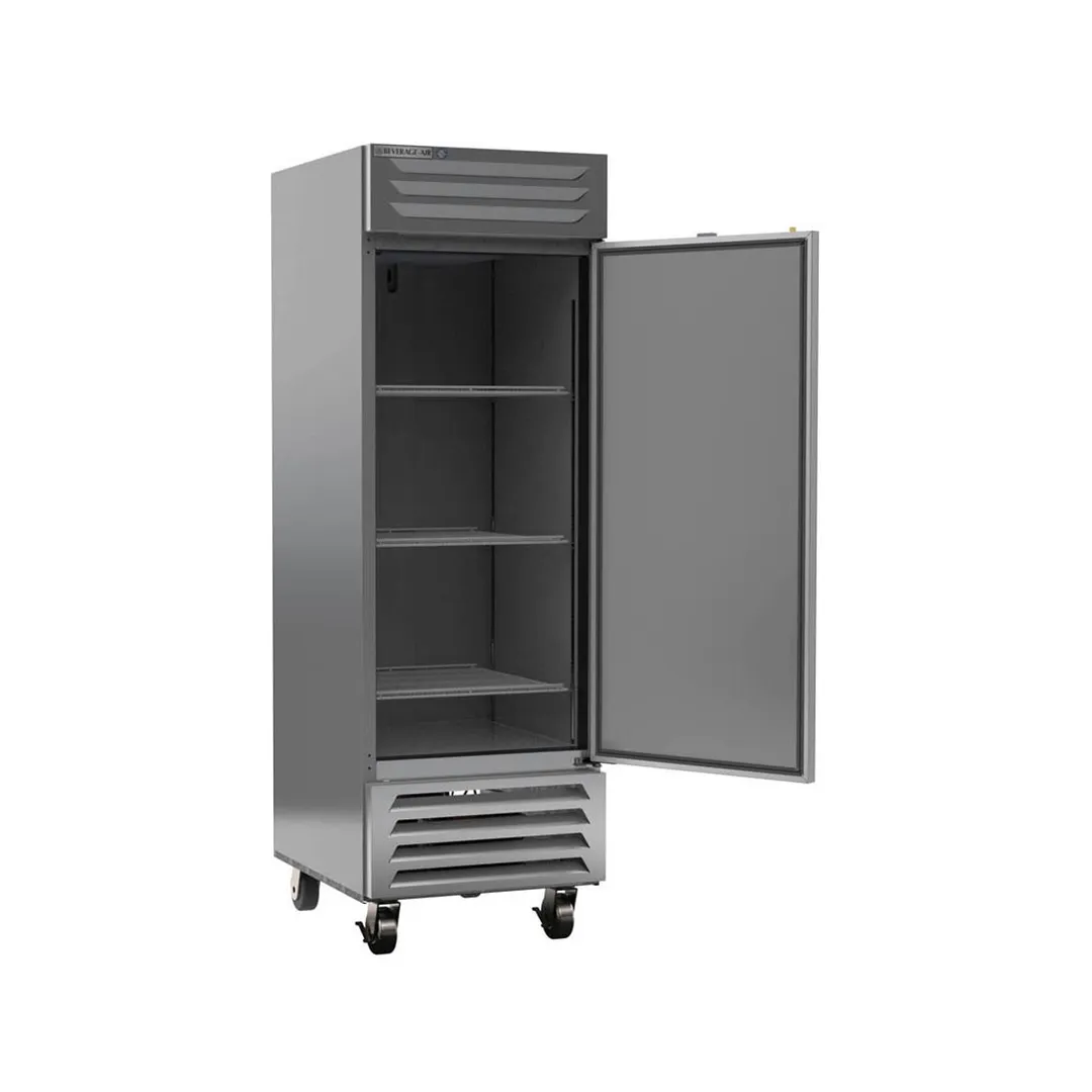 Beverage Air FB23HC-1S 27-1/4" 1-Solid Door Reach-In Freezer, Bottom Mount, 23.32 cu. ft., Stainless Steel Front
