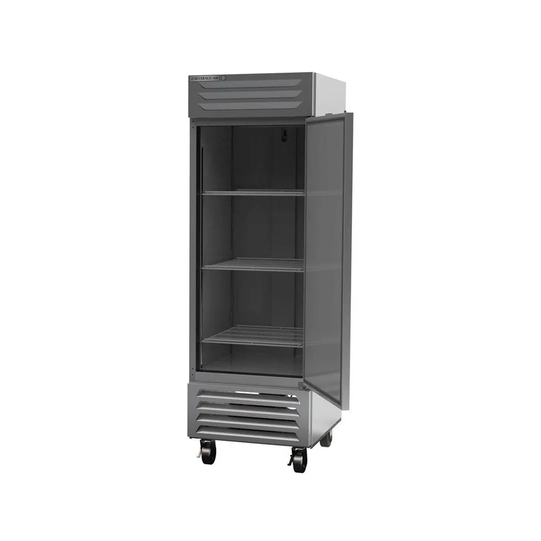 Beverage Air FB23HC-1S 27-1/4" 1-Solid Door Reach-In Freezer, Bottom Mount, 23.32 cu. ft., Stainless Steel Front