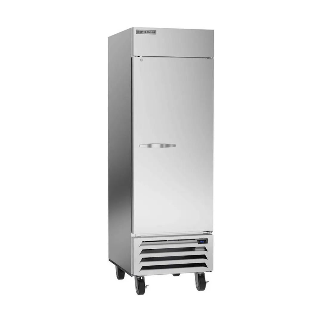 Beverage Air HBR23HC-1, 27" 1-Section Reach-In Refrigerator w/ Solid Full Door, Bottom Mounted, 1/4 hp, 23 cu. ft.