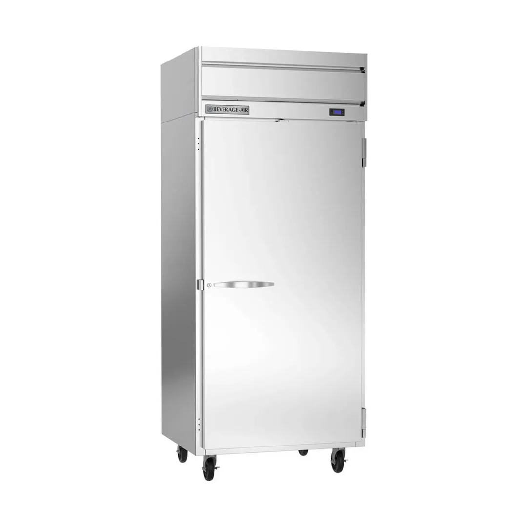Beverage Air HRS1WHC-1S 35" 1-Section Wide Reach-In Refrigerator w/ Solid Full Door, Top Mounted, 1/4 hp, 31 cu. ft.