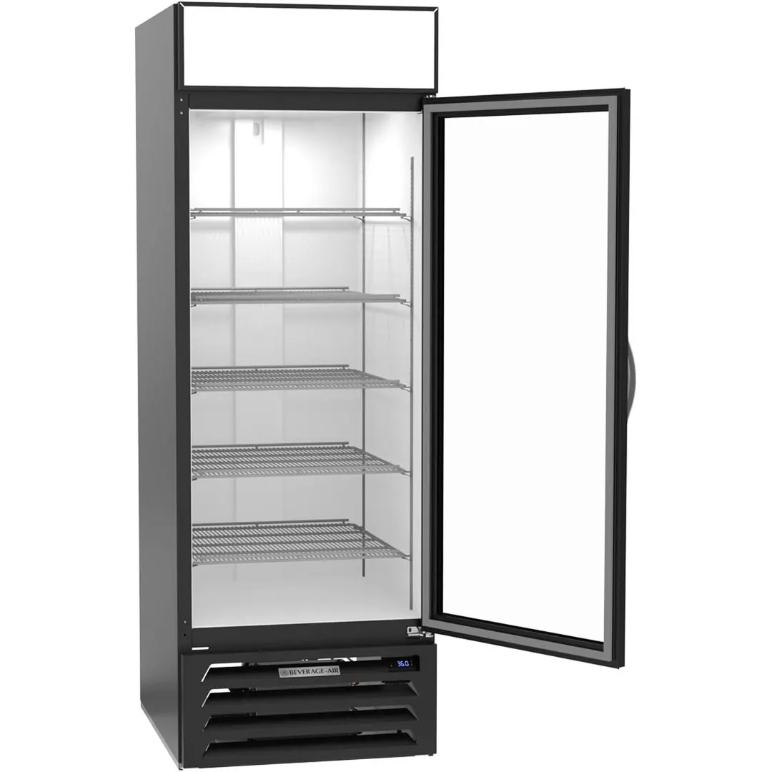 Beverage Air MMR23HC-1-B-WINE 27" Glass Door Wine Merchandiser, Single Temperature, 23.32 cu. ft.