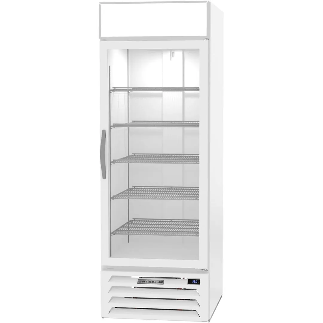 Beverage Air MMR23HC-1-W-WINE 27" Glass Door Wine Merchandiser, Single Temperature, 23.32 cu. ft.