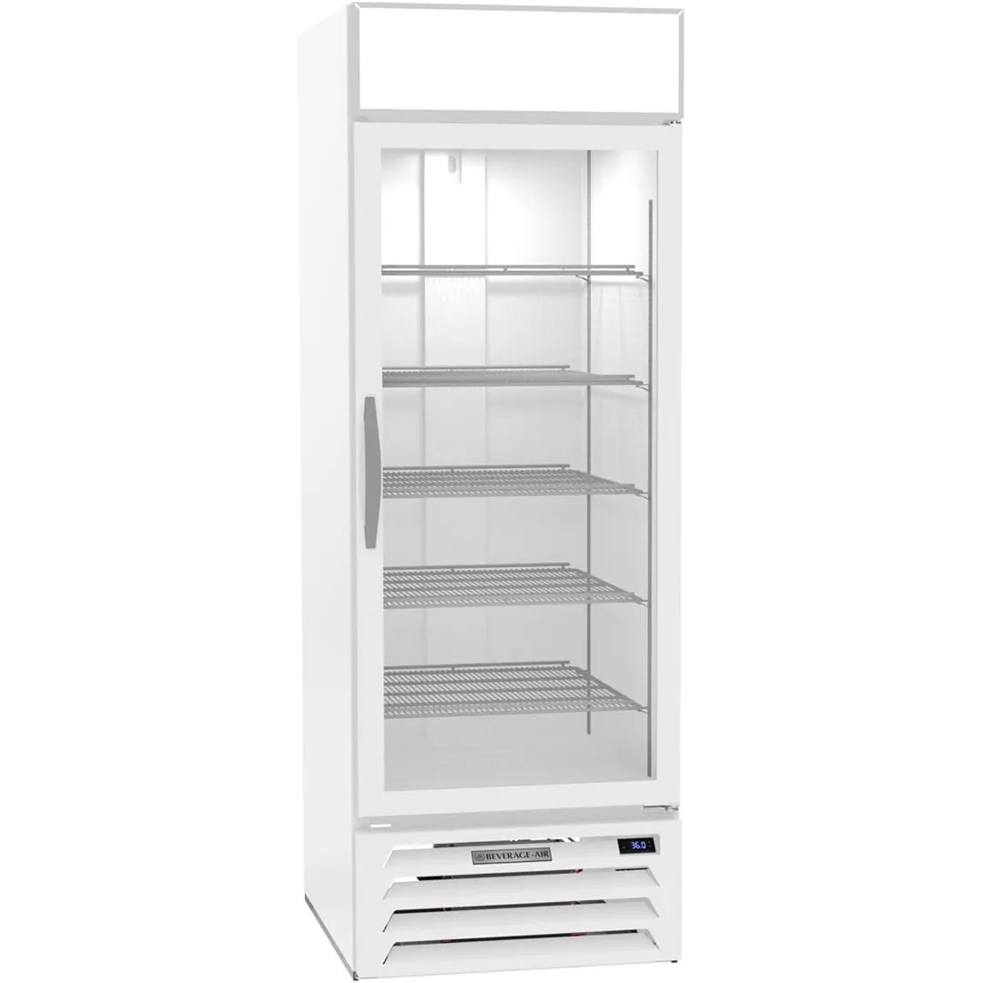 Beverage Air MMR23HC-1-W-WINE 27" Glass Door Wine Merchandiser, Single Temperature, 23.32 cu. ft.