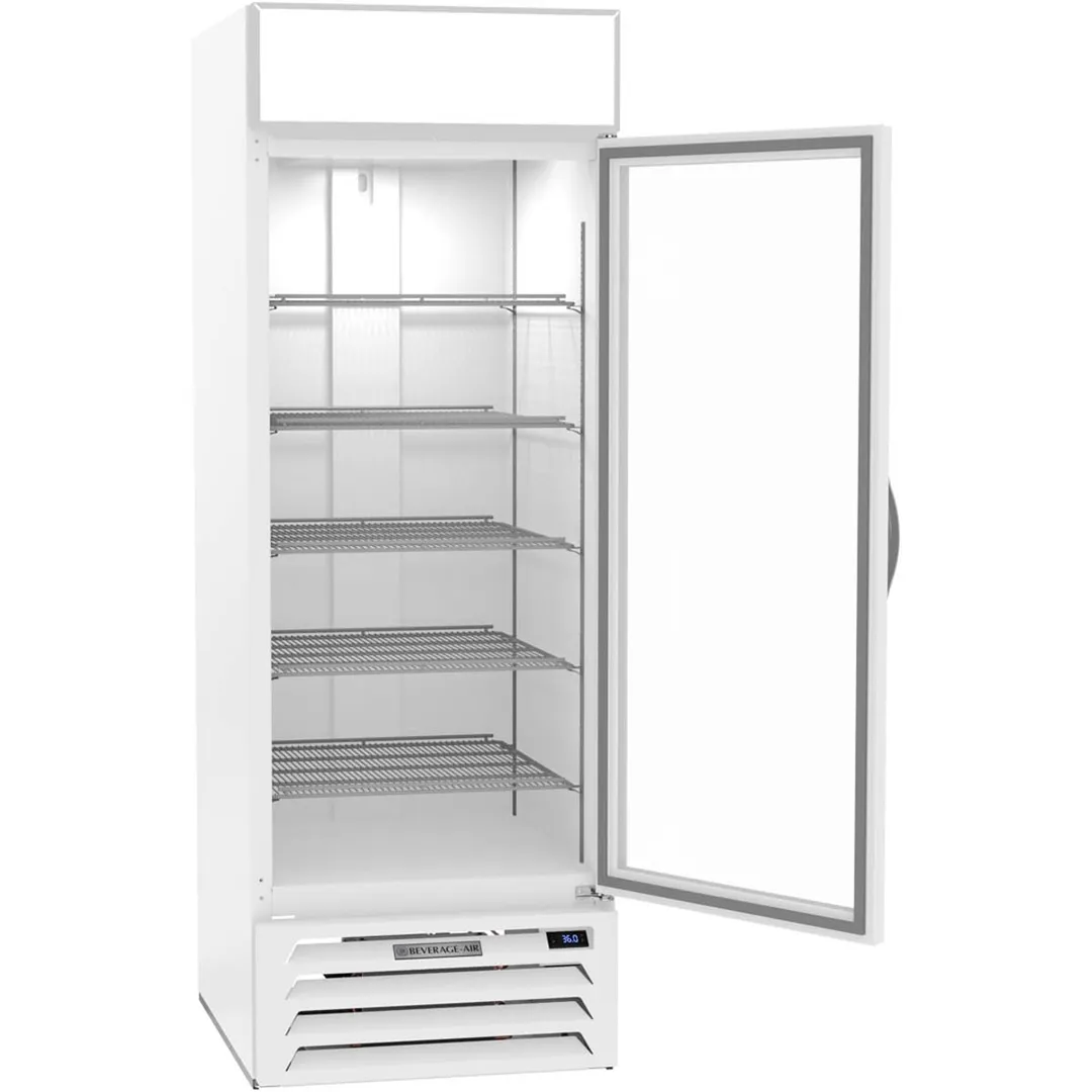 Beverage Air MMR23HC-1-W-WINE 27" Glass Door Wine Merchandiser, Single Temperature, 23.32 cu. ft.