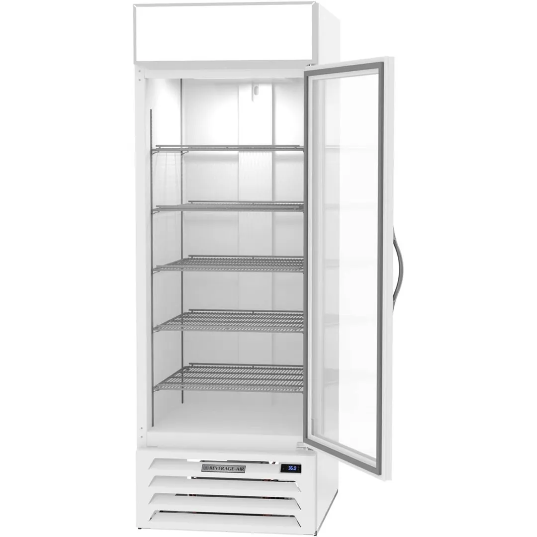 Beverage Air MMR23HC-1-W-WINE 27" Glass Door Wine Merchandiser, Single Temperature, 23.32 cu. ft.