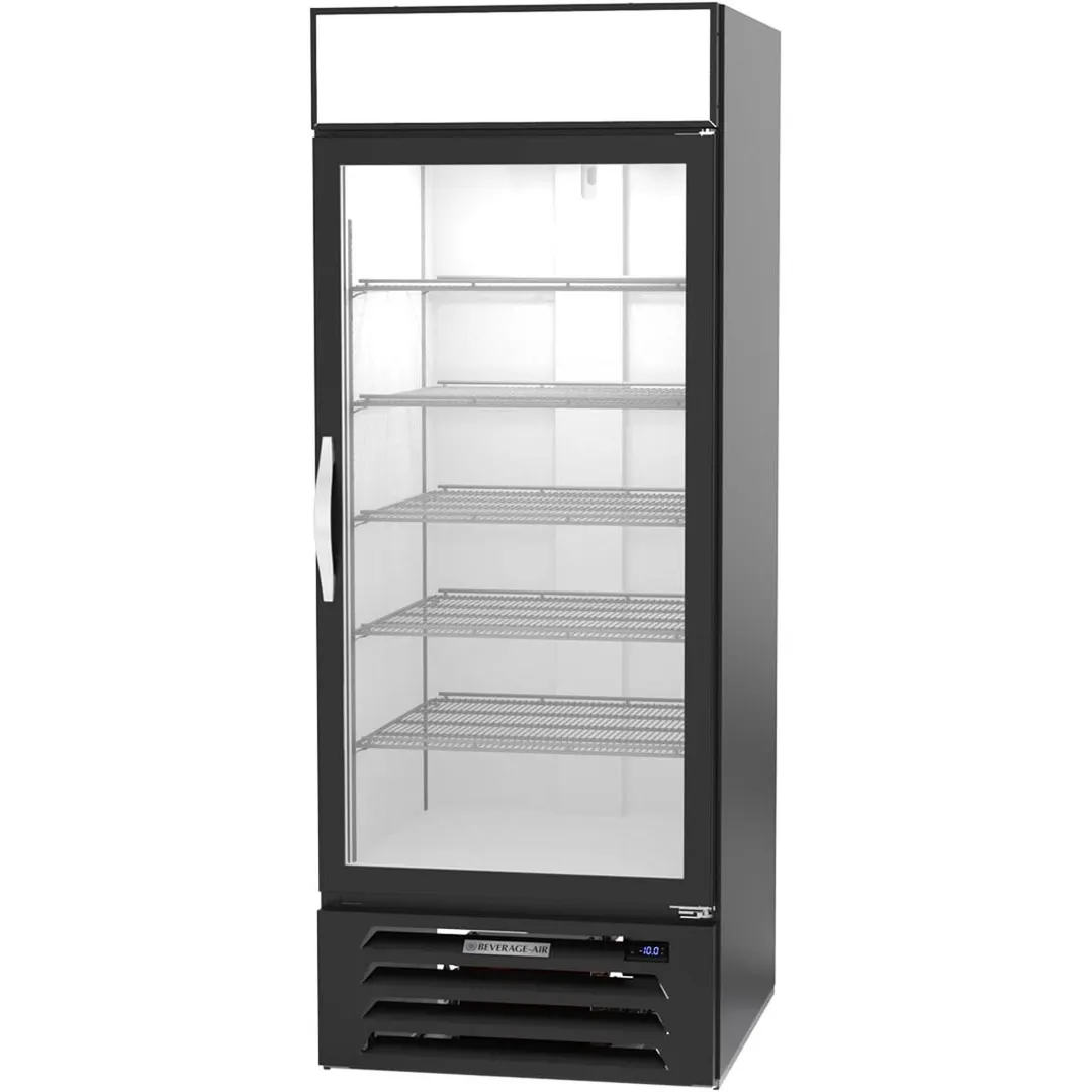 Beverage Air MMR27HC-1-B-WINE 30" Glass Door Wine Merchandiser, Single Temperature, 25.97 cu. ft.