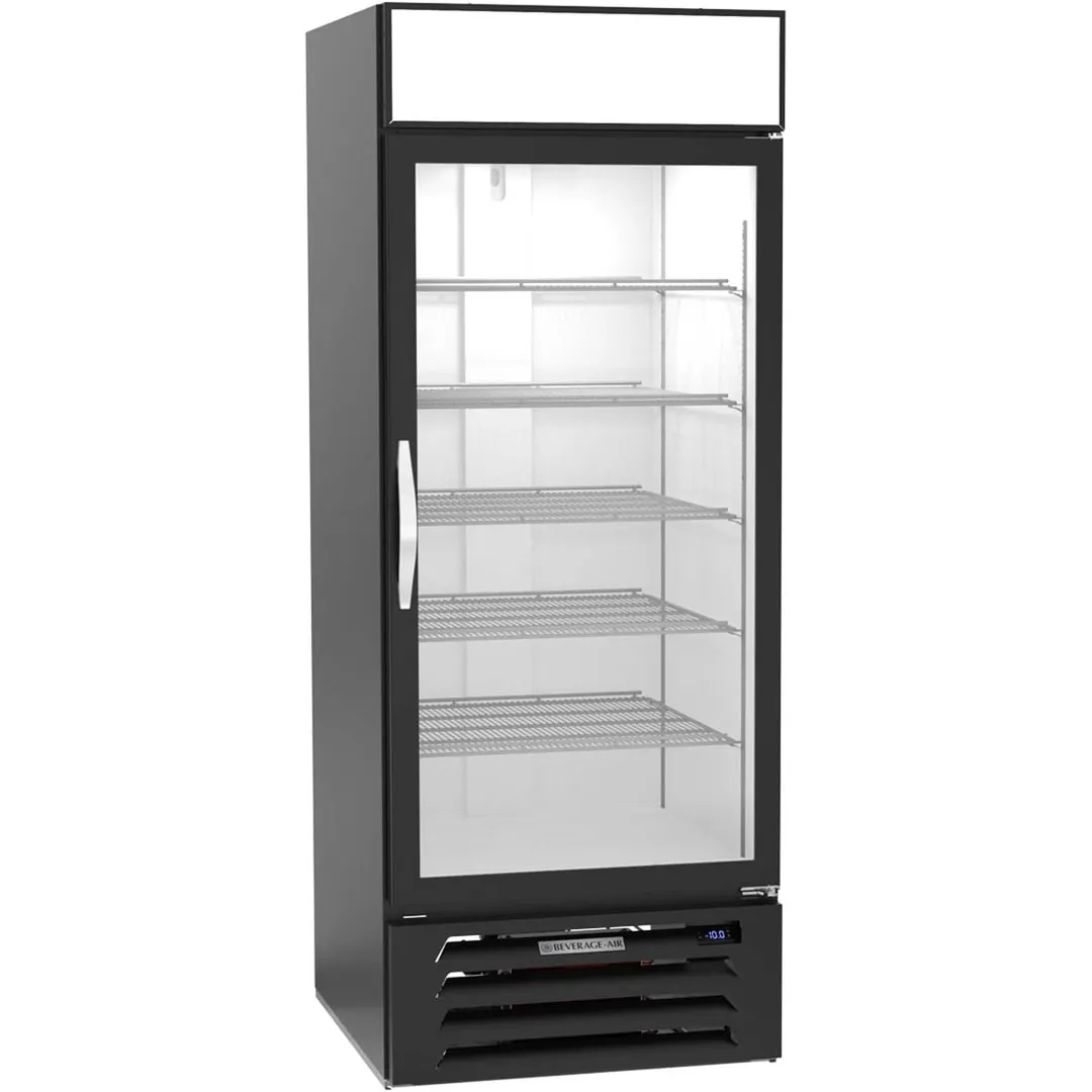 Beverage Air MMR27HC-1-B-WINE 30" Glass Door Wine Merchandiser, Single Temperature, 25.97 cu. ft.