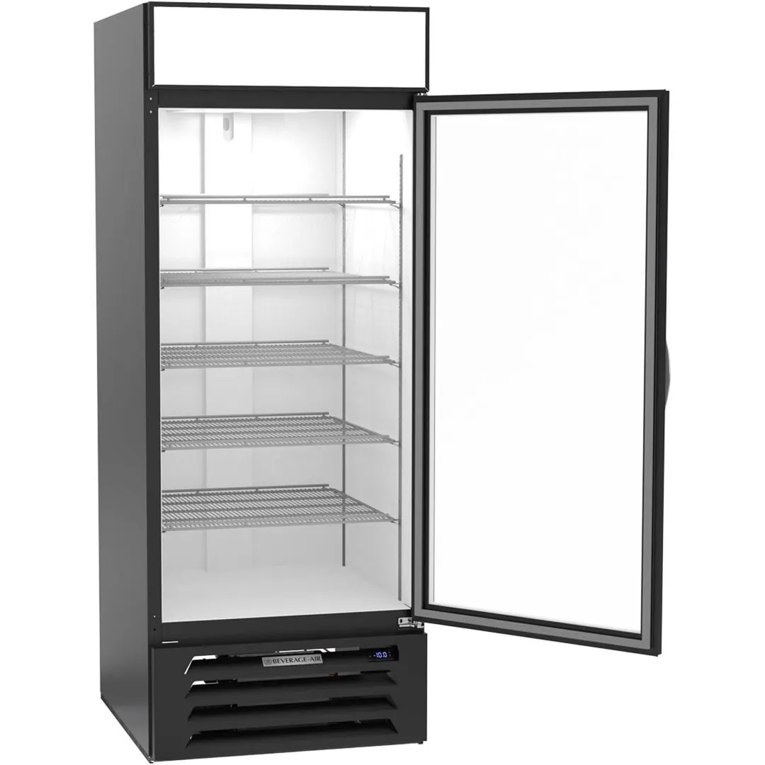 Beverage Air MMR27HC-1-B-WINE 30" Glass Door Wine Merchandiser, Single Temperature, 25.97 cu. ft.
