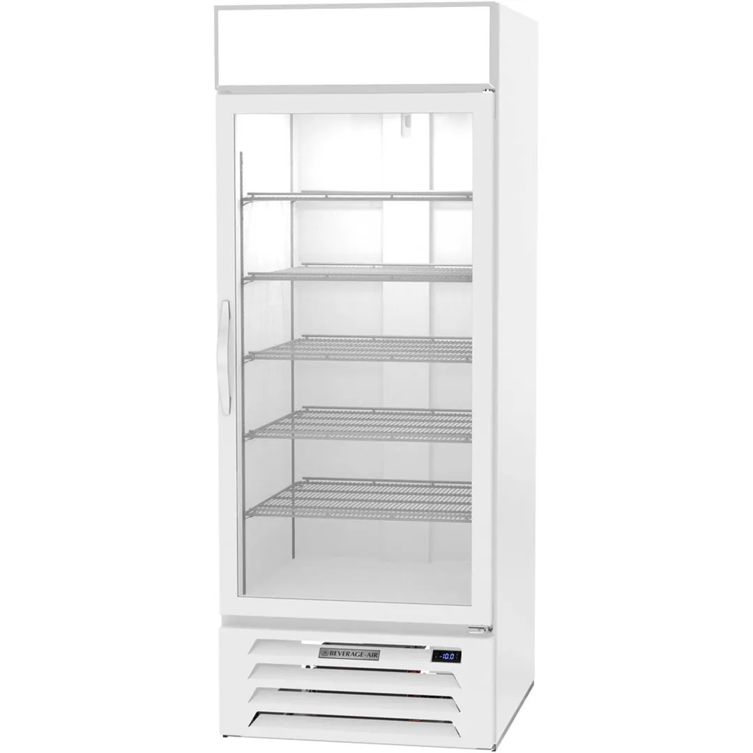 Beverage Air MMR27HC-1-W-WINE 30" Glass Door Wine Merchandiser, Single Temperature, 25.97 cu. ft.