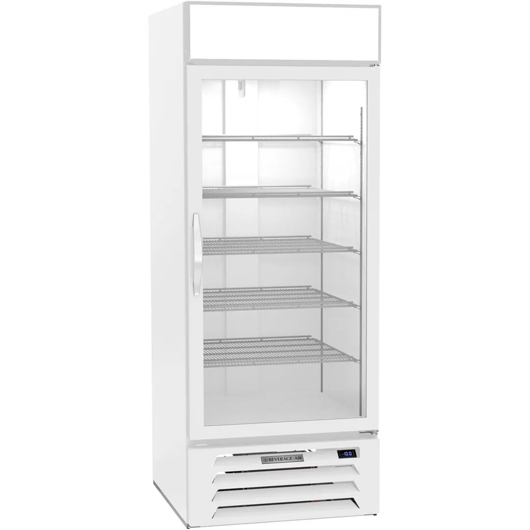 Beverage Air MMR27HC-1-W-WINE 30" Glass Door Wine Merchandiser, Single Temperature, 25.97 cu. ft.