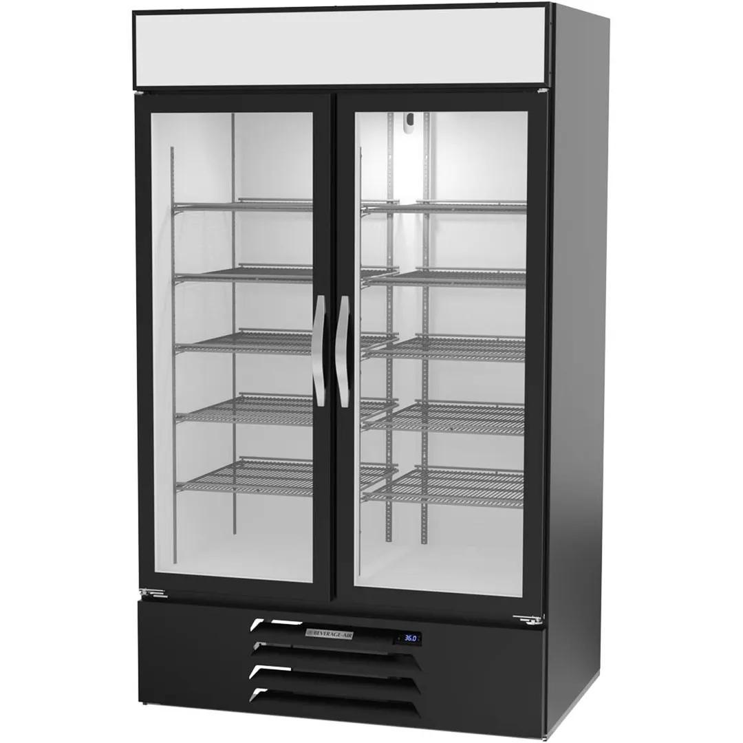 Beverage Air MMR44HC-1-B-WINE 47" Glass Door Wine Merchandiser, Single Temperature, 40.2 cu. ft.