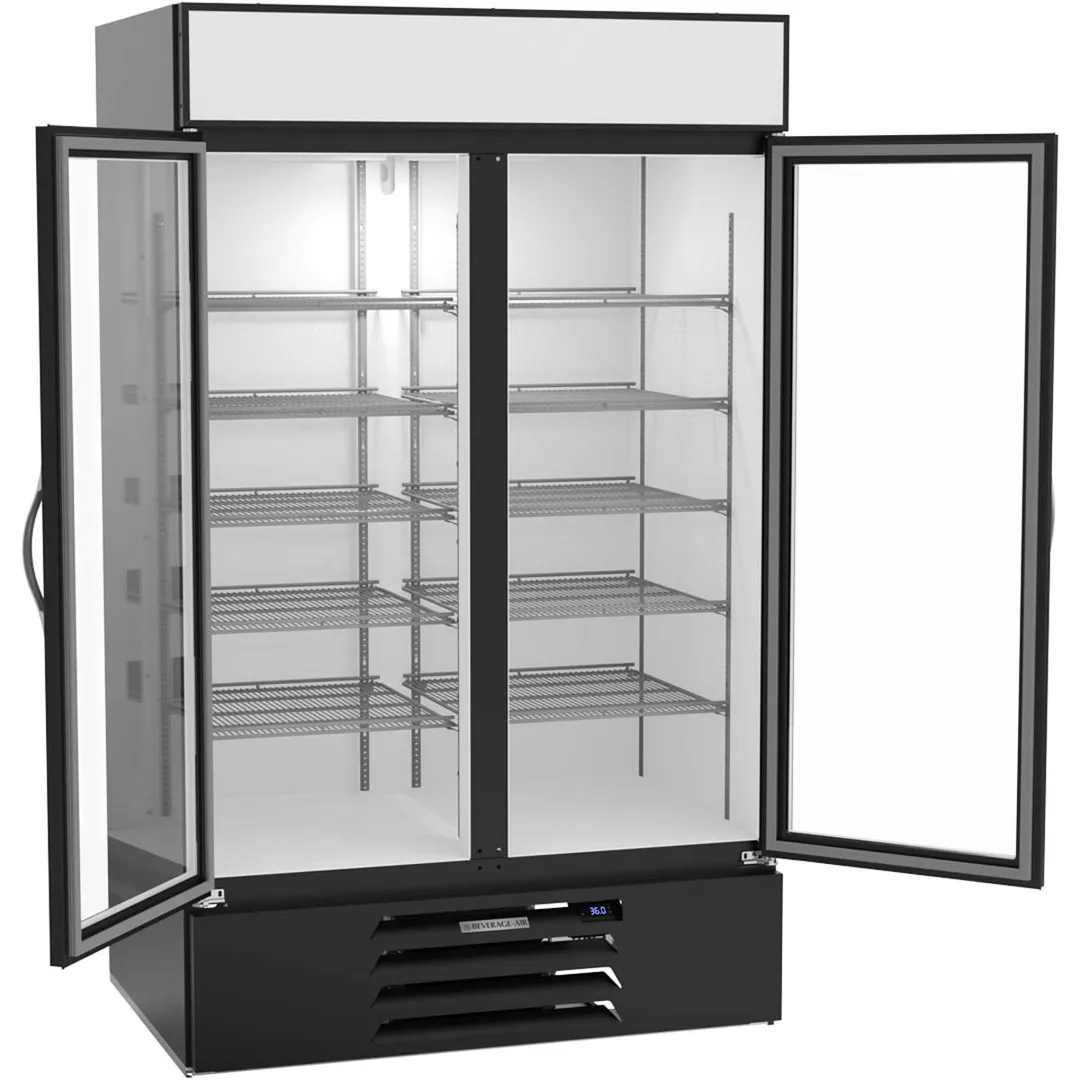 Beverage Air MMR44HC-1-B-WINE 47" Glass Door Wine Merchandiser, Single Temperature, 40.2 cu. ft.