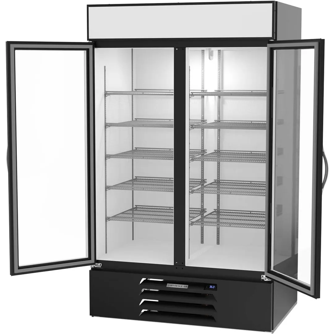 Beverage Air MMR44HC-1-B-WINE 47" Glass Door Wine Merchandiser, Single Temperature, 40.2 cu. ft.