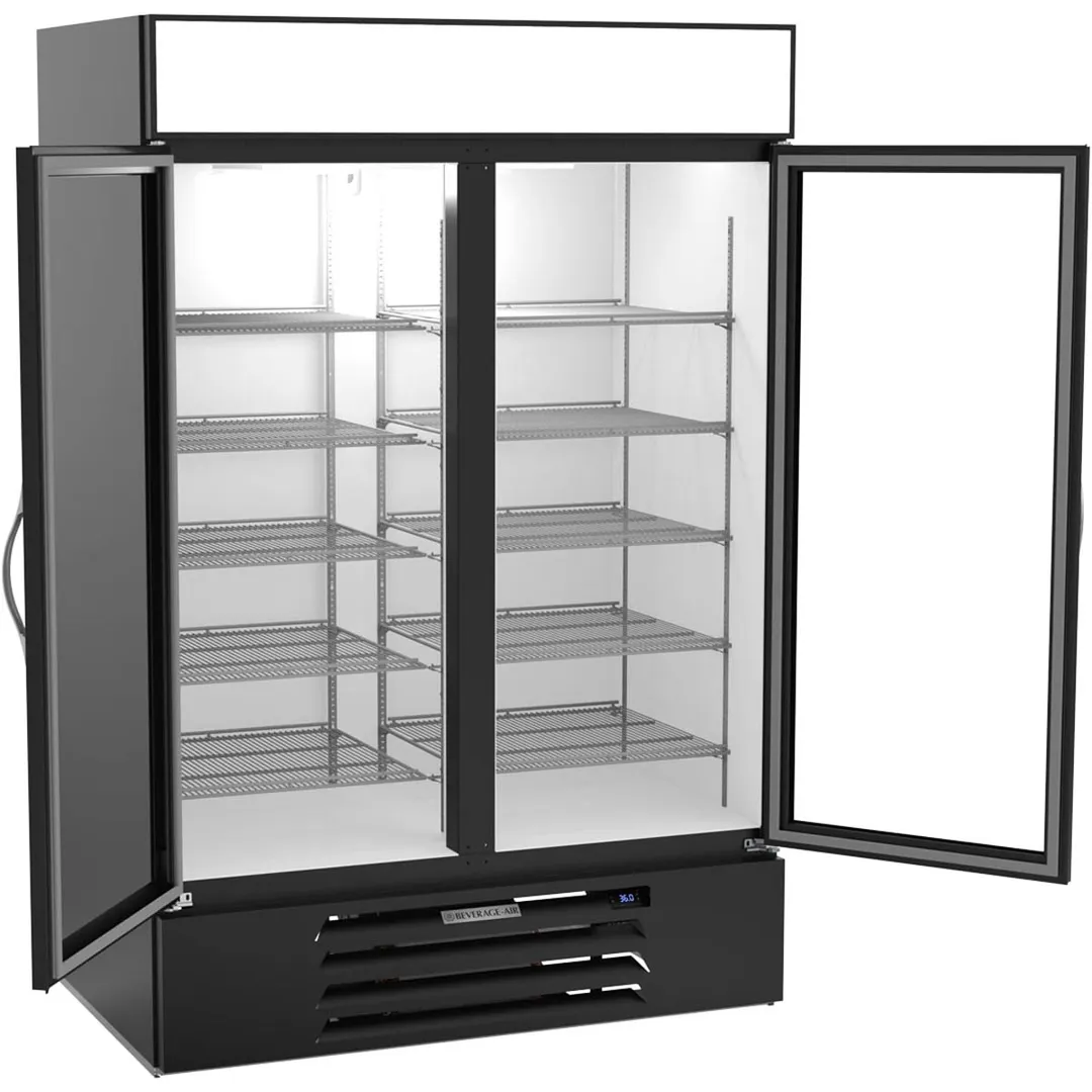 Beverage Air MMR49HC-1-B-WINE 52" Glass Door Wine Merchandiser, Single Temperature, 46.15 cu. ft.