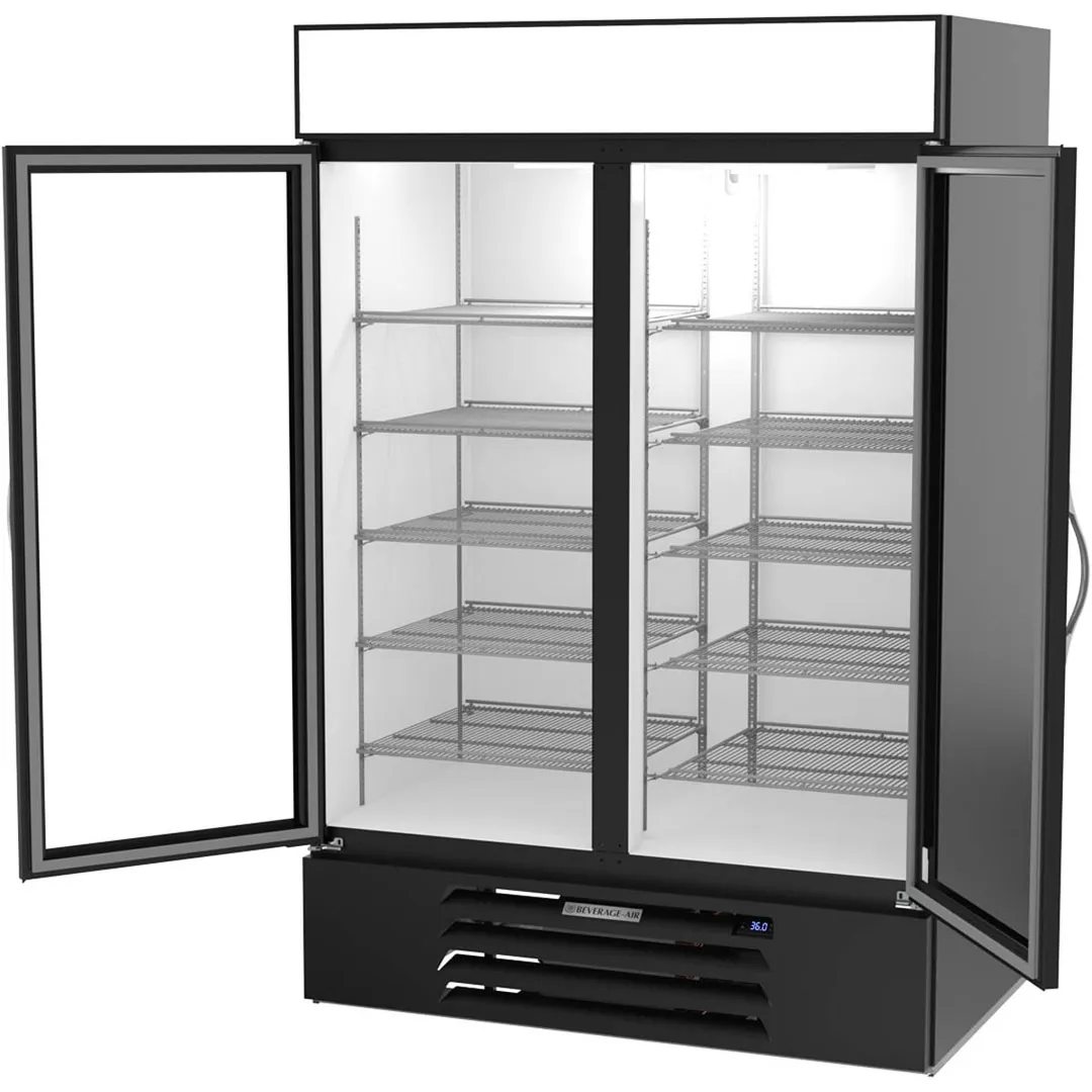 Beverage Air MMR49HC-1-B-WINE 52" Glass Door Wine Merchandiser, Single Temperature, 46.15 cu. ft.