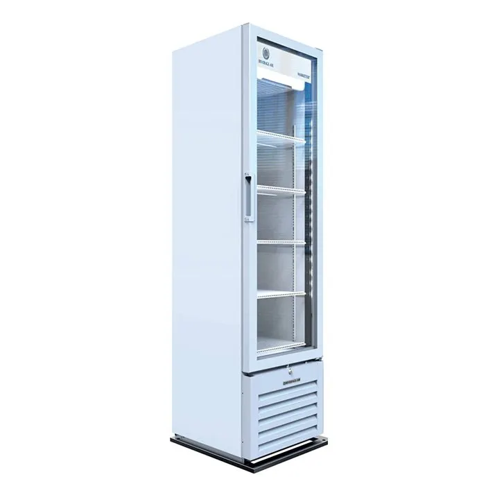 Beverage Air MT08-1H6W 18" Marketeer One Glass Door Merchandiser in White, 7.69 cu. ft.