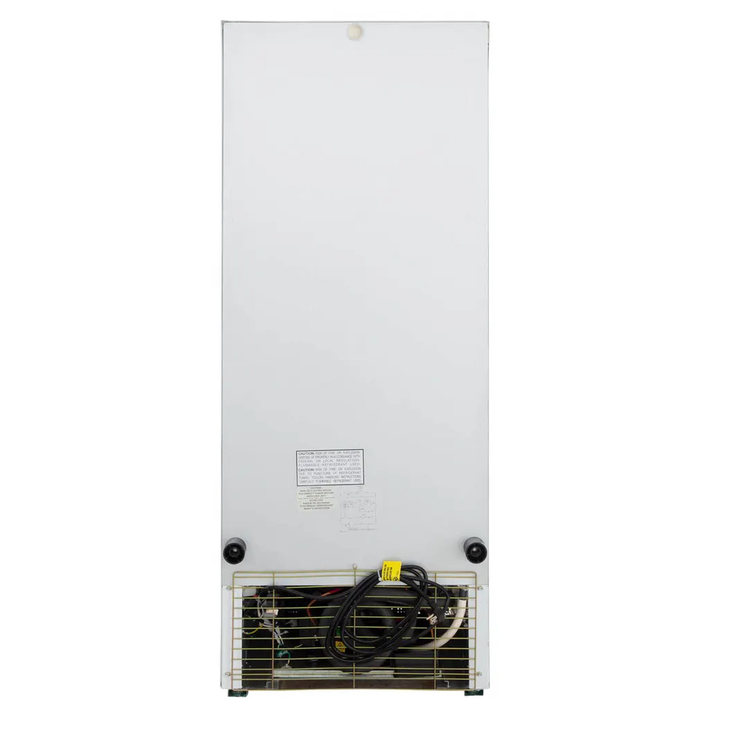 Beverage Air MT12-1W 24" 1-Section Marketeer Glass Door Merchandiser in White, 11.5 cu. ft.