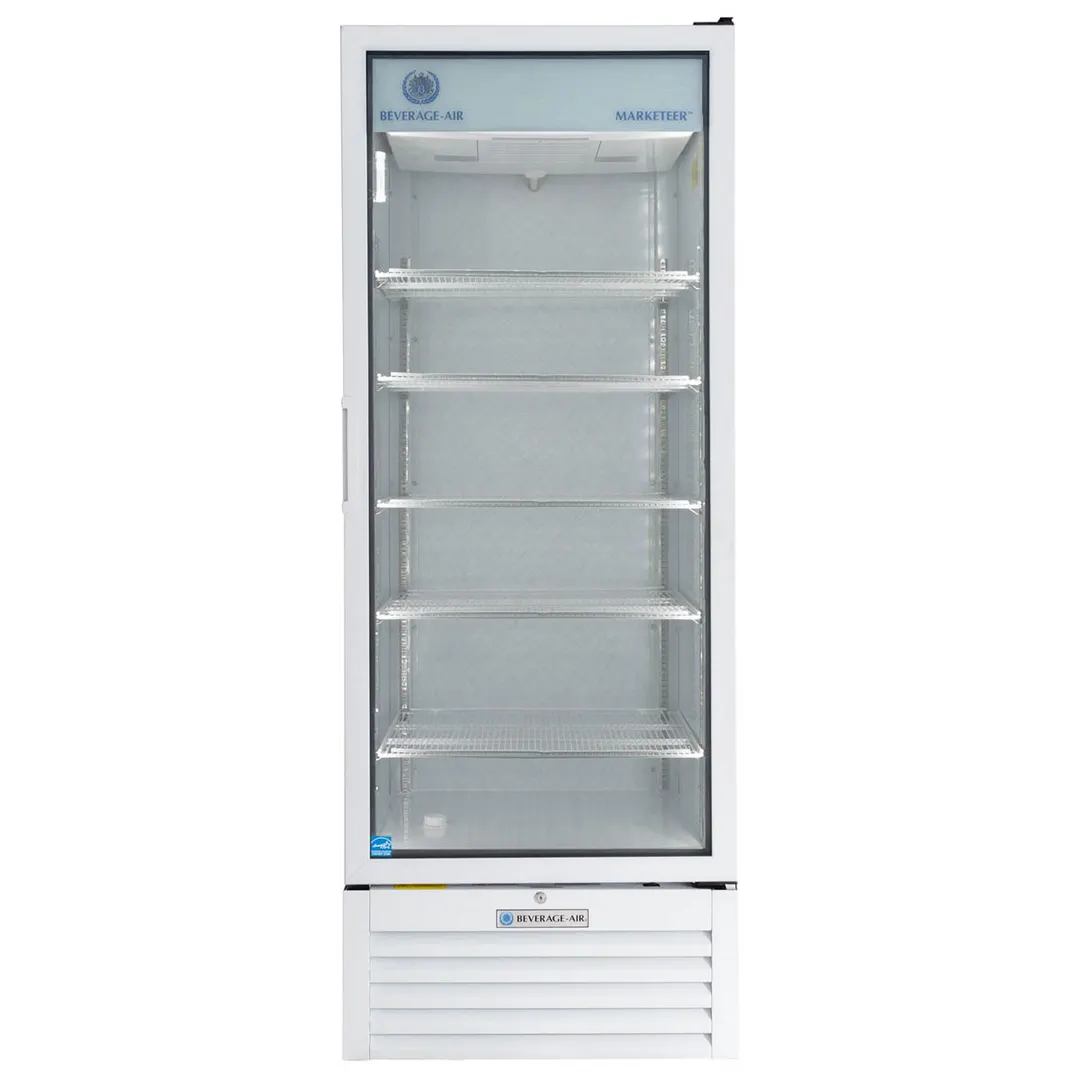 Beverage Air MT23-1W 29" 1-Section Marketeer Glass Door Merchandiser in White, 19.2 cu. ft.