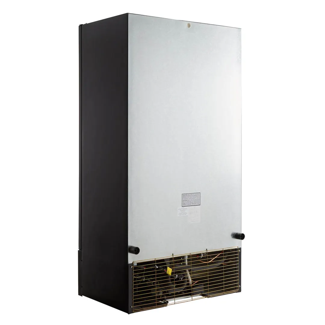 Beverage Air MT34-1B 39" 2-Section Marketeer Glass Door Merchandiser in Black, 26.12 cu. ft.