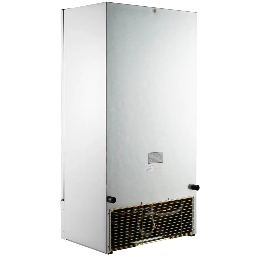 Beverage Air MT34-1W 39" 2-Section Marketeer Glass Door Merchandiser in Black, 26.12 cu. ft.