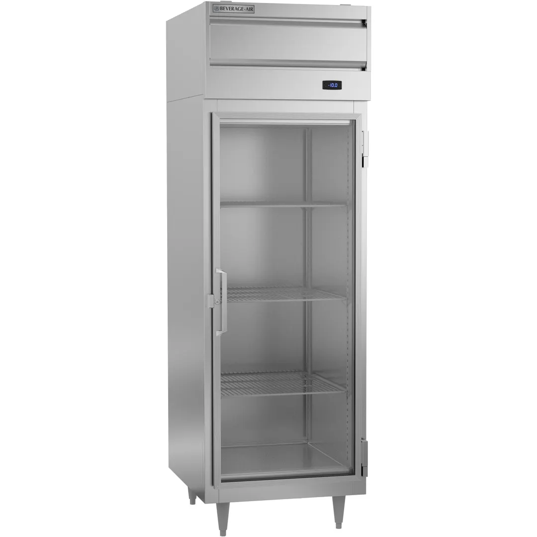 Beverage Air PF1HC-1BG 26" One Section Reach-In Freezer w/ Glass Door, Aluminum Interior, 21 cu. ft.
