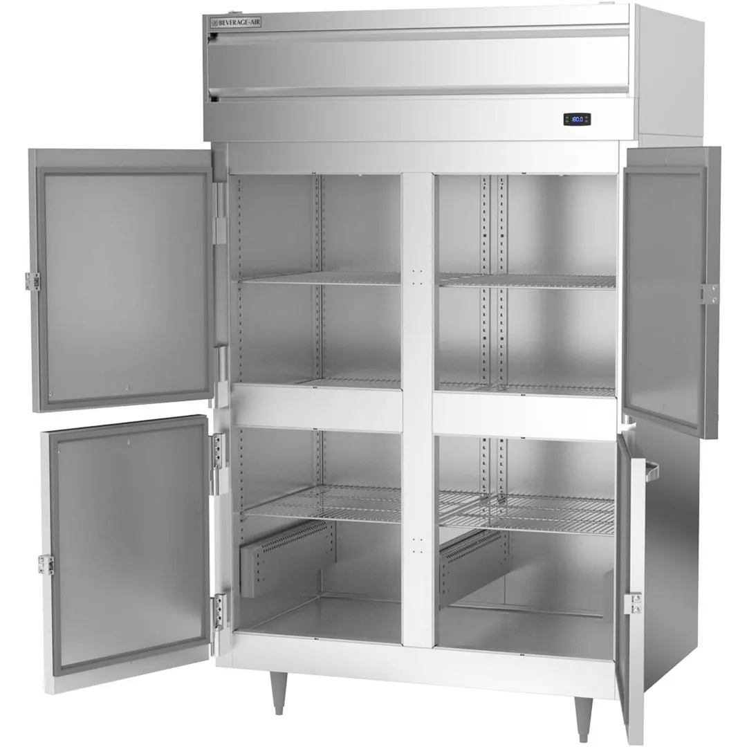 Beverage Air PH2-1HS 2-Section Reach-In Warming Cabinet, 43.3 cu ft, 4 Solid Doors, Stainless Steel