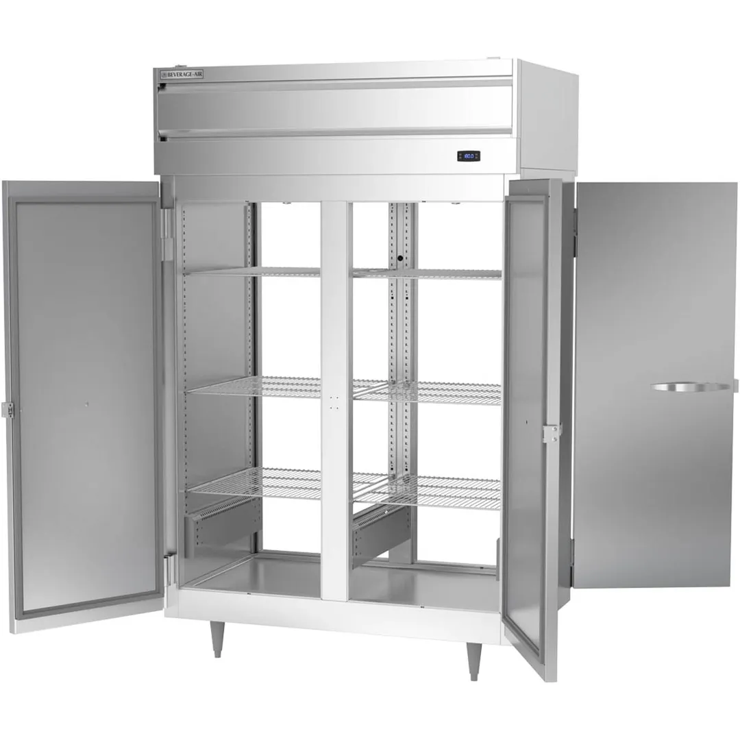 Beverage Air PH2-1S-PT 2-Section 4-Door Solid Door Heated Holding Cabinet 43.3 cu ft Stainless Steel