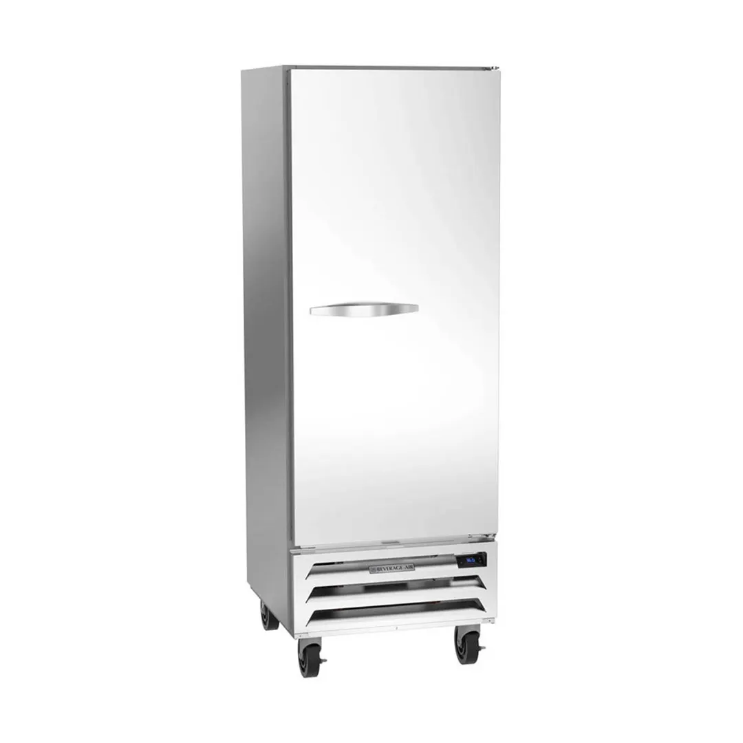 Beverage Air RB12HC-1S 24" 1-Section Reach-In Refrigerator w/ Solid Full Door, Bottom Mounted, 11.8 cu. ft.