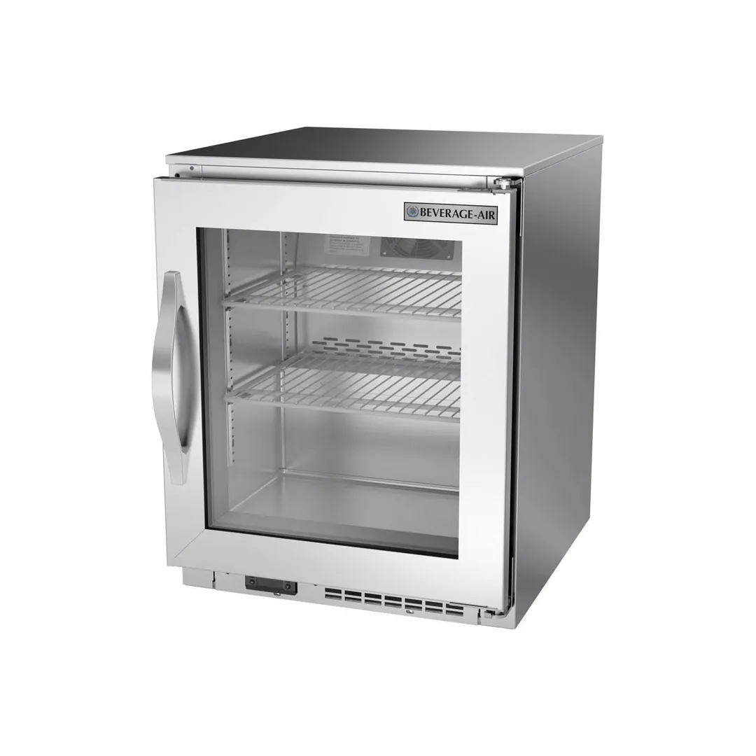 Beverage Air UCF20HC-25-15 20" 1-Door Undercounter Freezer, Stainless Steel Exterior, 2.25 cu. ft.