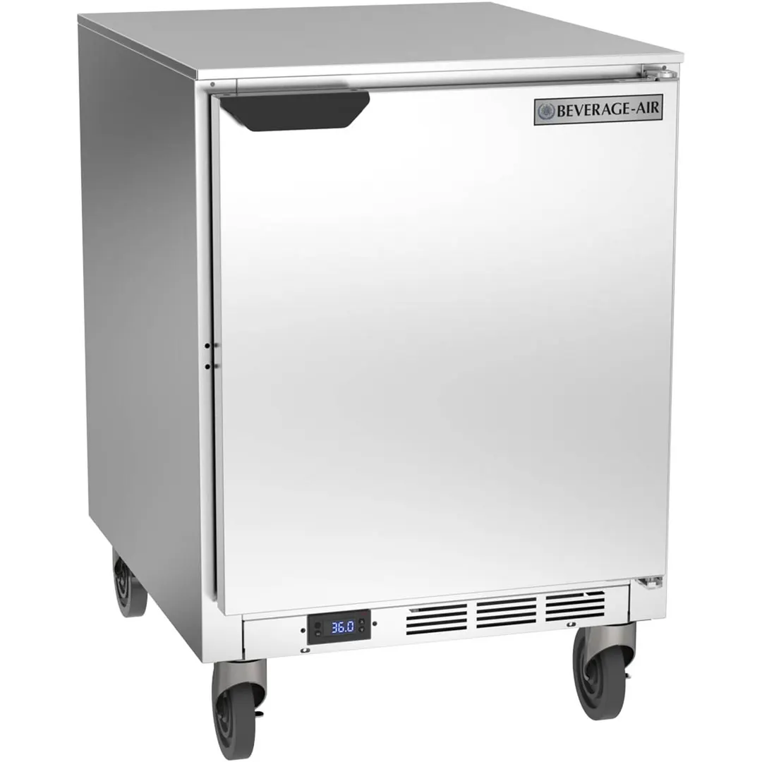 Beverage Air UCR24HC 24" One Section Undercounter Refrigerator w/ 1 Door, 4.48 cu. ft.