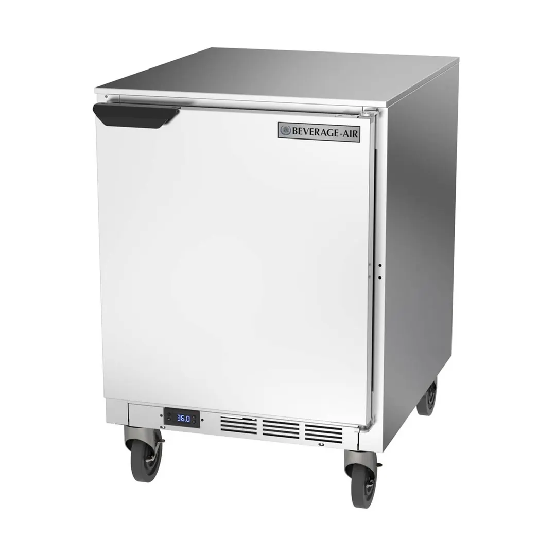 Beverage Air UCR24HC 24" One Section Undercounter Refrigerator w/ 1 Door, 4.48 cu. ft.