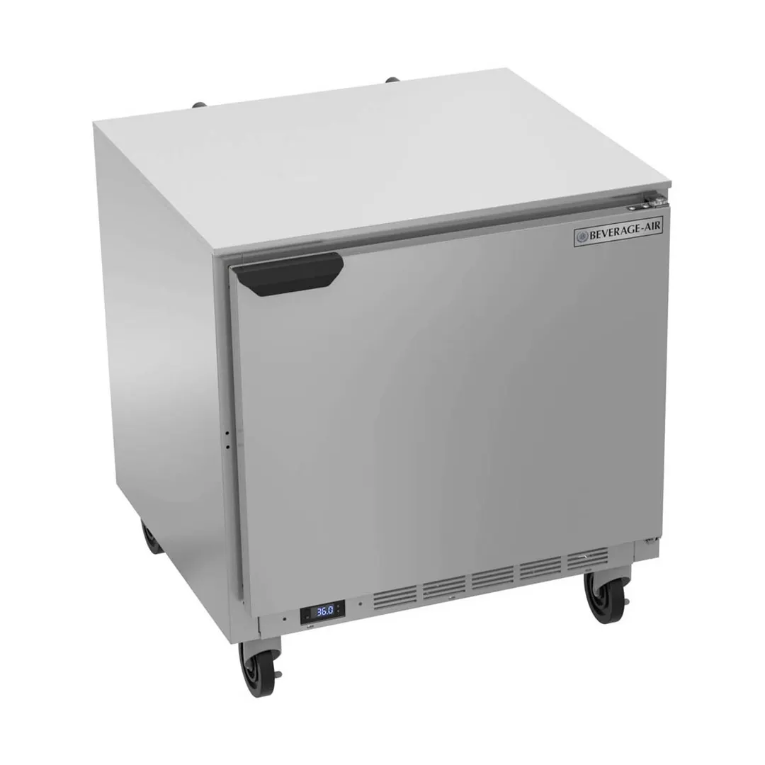 Beverage Air UCR32AHC 32" 1-Door Undercounter Refrigerator, Stainless Steel, 7.2 cu. ft.