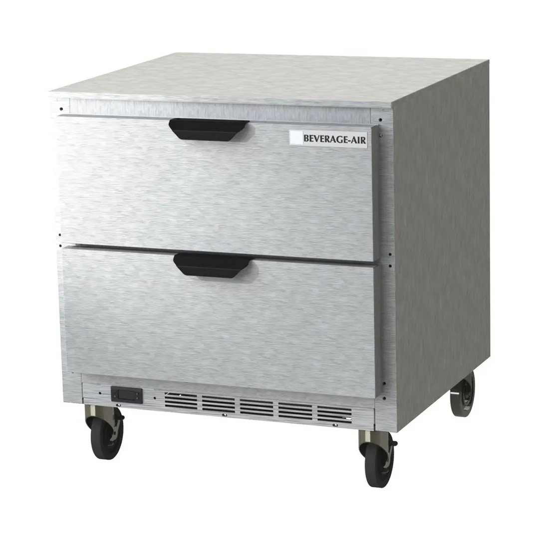 Beverage Air UCRD32AHC-2 32" One Section Undercounter Refrigerator w/ 2 Drawers, 7.2 cu. ft.