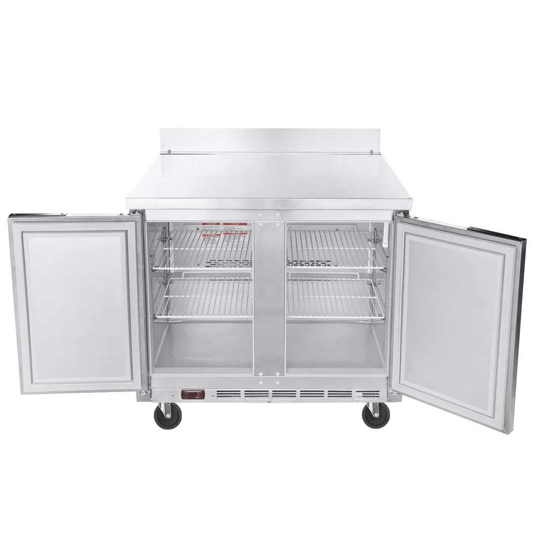 Beverage Air WTF36AHC 36" 2-Section Worktop Freezer w/ 2 Doors, 8.7 cu. ft.