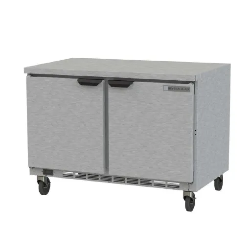 Beverage Air WTF48AHC-FLT 48" 2-Section Worktop Freezer w/ 2 Doors, 11 cu. ft.