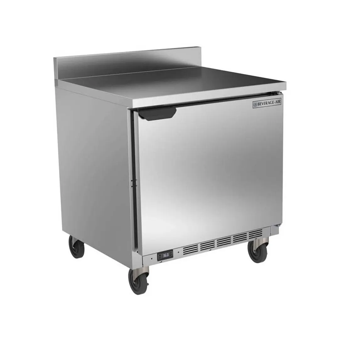 Beverage Air WTR32AHC 32" 1-Section Worktop Refrigerator w/ 1 Door, 7.2 cu. ft.