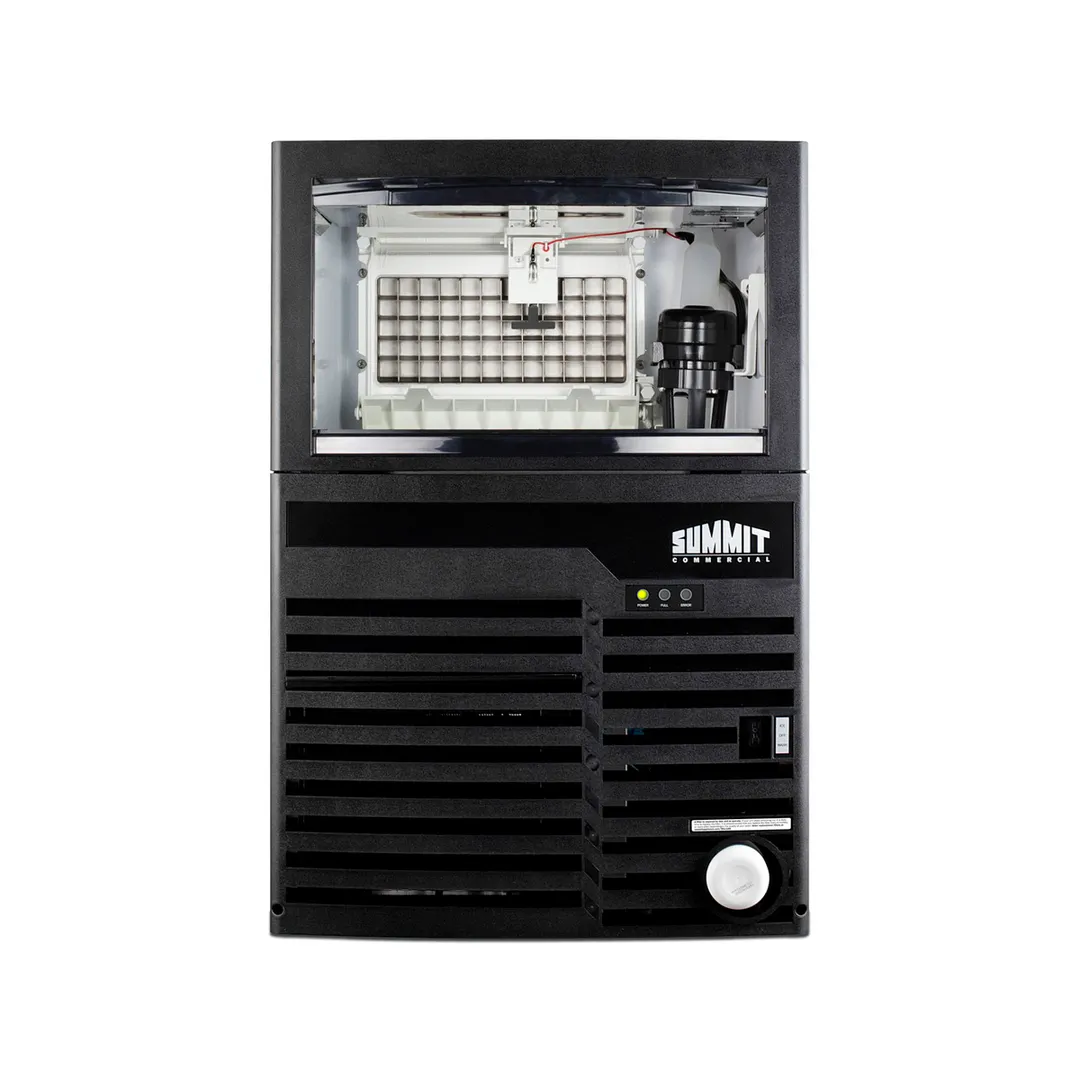 Summit BIM100ADA 21" Air Cooled Full Cube 100 lb Undercounter Ice Machine with 27 lb Bin, ADA
