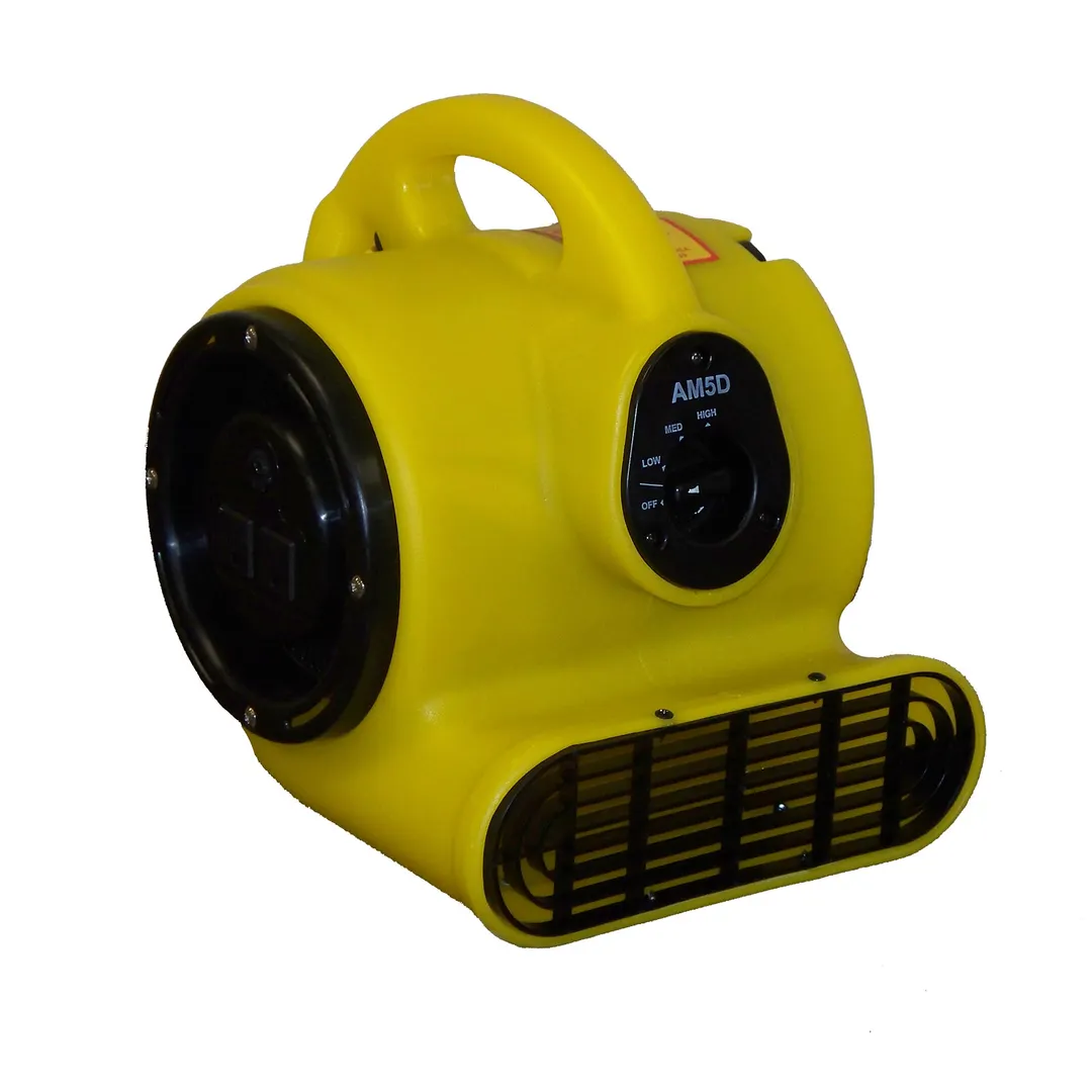 Bissell AM5D Floor Dryer/Air Mover, 3-Speed, 6-1/2" Dia, Blower Fan, Stackable