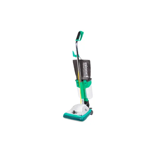 Bissell BG101DC ProCup Commercial Upright Vacuum, 12" Cleaning Path, 870 Watt, Chrome