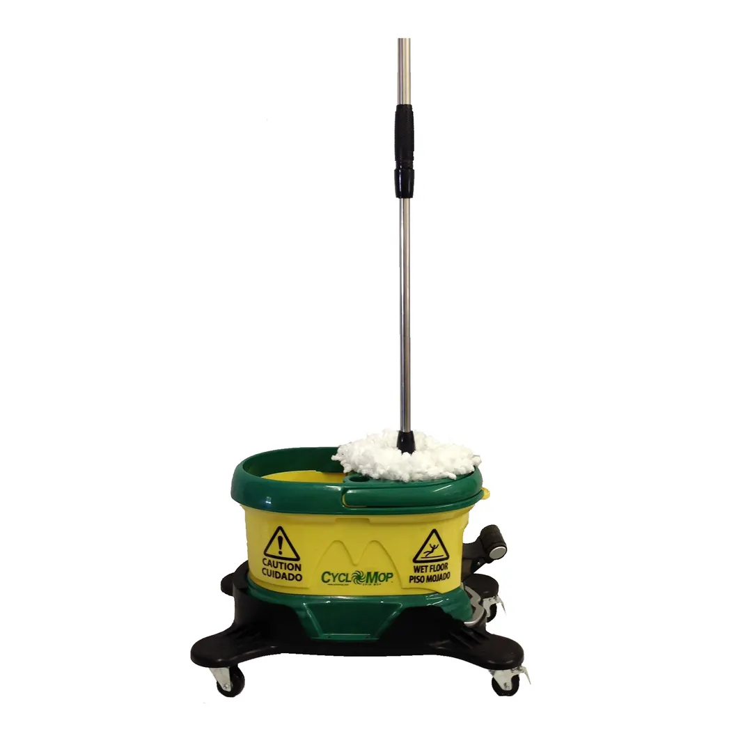 Bissell CM500D-GRN Cyclo Mop™ Spin Mop, with Dolly, Includes: (1) Bucket