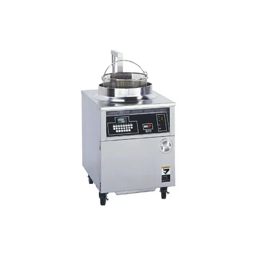 BKI BLF-FC 24" Floor Model Electric Full Pot Fryer w/ 75-Lb. Capacity, Auto-Lift, Computer Controls